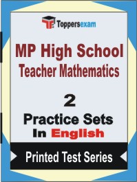 MP High School Teacher Mathematics Book in English - Question Paper / Practice Set