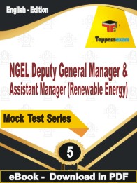 NGEL Deputy General Manager & Assistant Manager (Renewable Energy) Test PDF Book In English - Practice Set