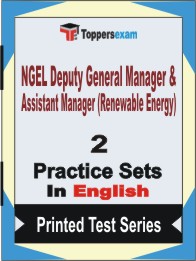 NGEL Deputy General Manager & Assistant Manager (Renewable Energy) Book in English - Question Paper / Practice Set