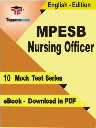 MPESB Nursing Officer Test PDF Book in English - Mock Test/Practice Set