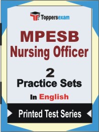 MPESB Nursing Officer  Book in English - Question Paper / Practice Set