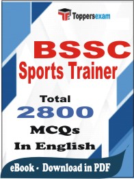 BSSC Sports Trainer PDF Book in English - MCQ / Objective Questions