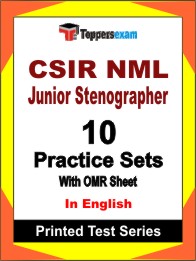 CSIR NML Junior Stenographer Book in English- Practice Set