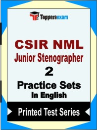 CSIR NML Junior Stenographer Book in English- Question Paper / Practice Set
