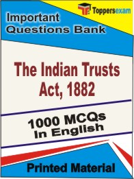 The Indian Trusts Act, 1882 Book in English - Objective MCQ