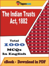 The Indian Trusts Act, 1882 PDF Book In English - MCQ / Objective Questions