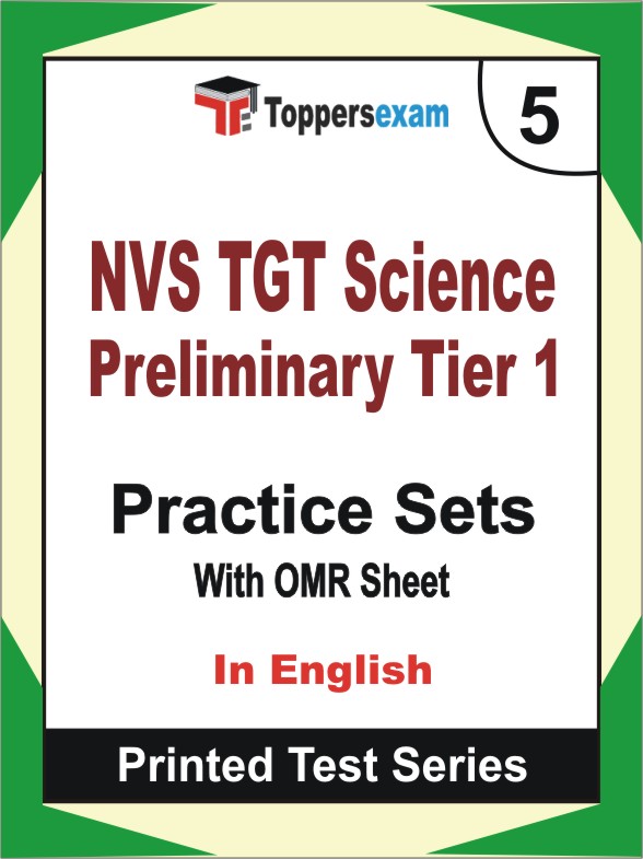 NVS TGT Science Preliminary Tier 1 Book in English - Mock Test / Practice Set