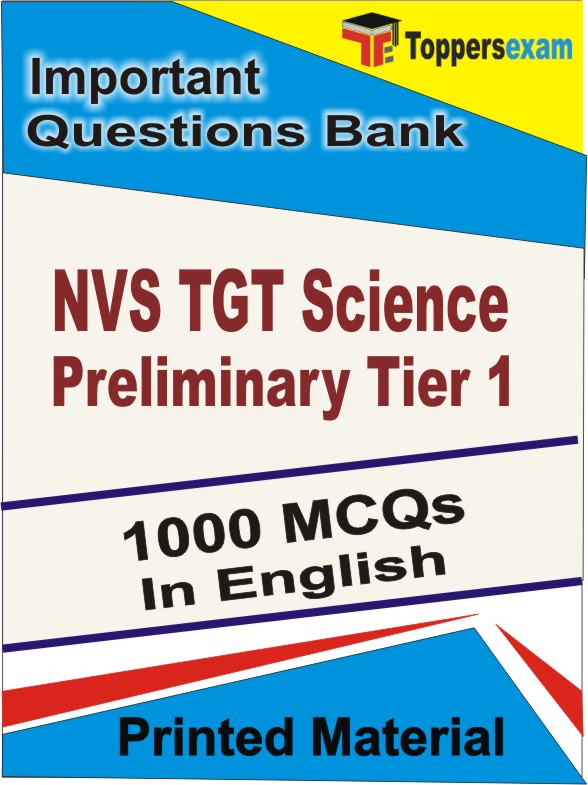 NVS TGT Science Preliminary Tier 1 Book in English - Objective MCQ