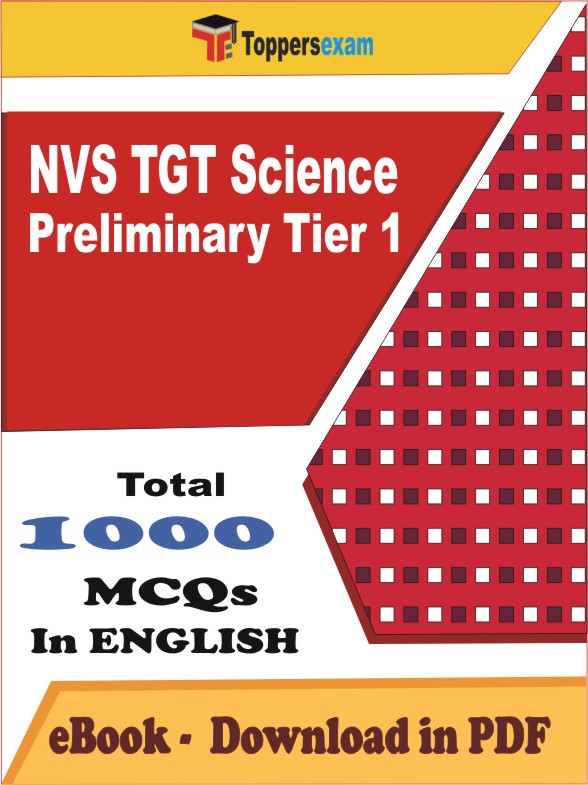 NVS TGT Science Preliminary Tier 1 PDF Book In English - MCQ / Objective Questions