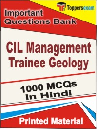 CIL Management Trainee Geology  Book in Hindi - Objective MCQ