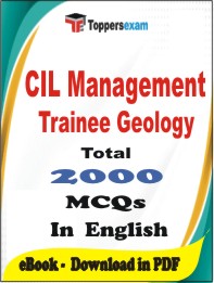 CIL Management Trainee Geology  PDF Book in English - MCQ / Objective Questions