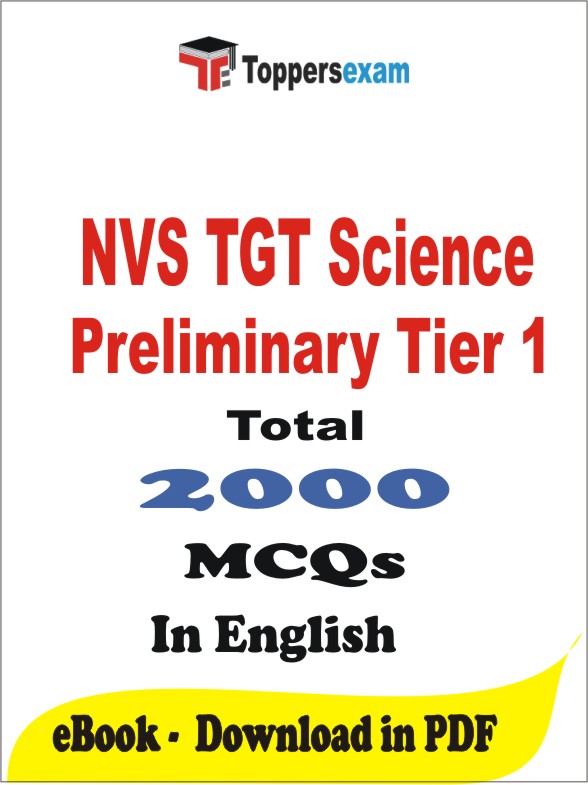 NVS TGT Science Preliminary Tier 1 PDF Book In English - MCQ / Objective Questions