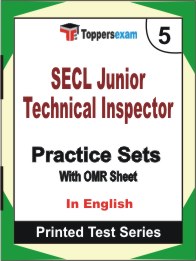 SECL Junior Technical Inspector Book in English - Mock Test / Practice Set