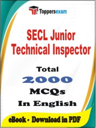 SECL Junior Technical Inspector PDF Book In English - MCQ / Objective Questions
