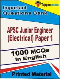 APSC Junior Engineer (Electrical) Paper 1 Book in English - Objective MCQ