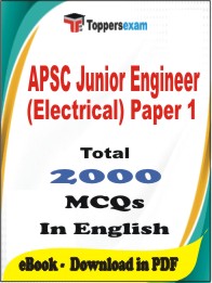 APSC Junior Engineer (Electrical) Paper 1 PDF Book in English - MCQ / Objective Questions