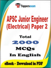APSC Junior Engineer (Electrical) Paper 2 PDF Book in English - MCQ / Objective Questions
