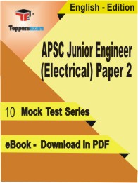 APSC Junior Engineer (Electrical) Paper 2 Test PDF Book In English - Mock Test/Practice Set