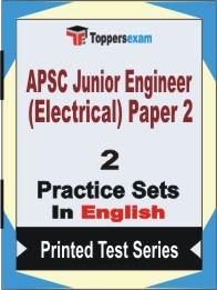 APSC Junior Engineer (Electrical) Paper 2 Book in English - Question Paper / Practice Set