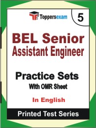BEL Senior Assistant Engineer Book in English - Mock Test / Practice Set