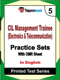 CIL Management Trainee (Electronics & Telecommunication) Book in English- Mock Test / Practice Set