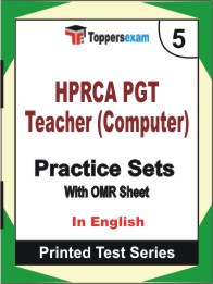 HPRCA PGT Teacher (Computer) Book in English - Mock Test / Practice Set