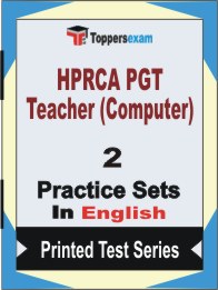 HPRCA PGT Teacher (Computer) Book in English - Question Paper / Practice Set