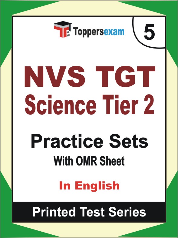 NVS TGT Science (Tier 2) Book in English - Mock Test / Practice Set