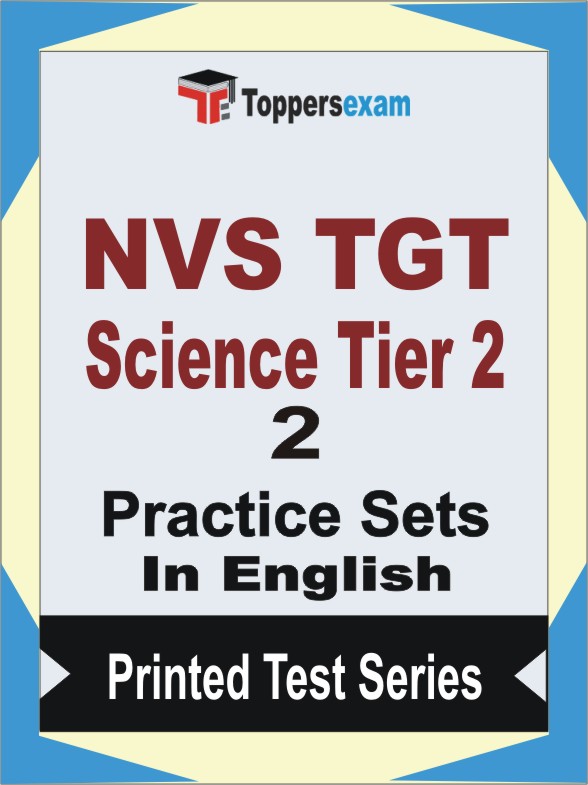 NVS TGT Science (Tier 2) Book in English - Question Paper / Practice Set