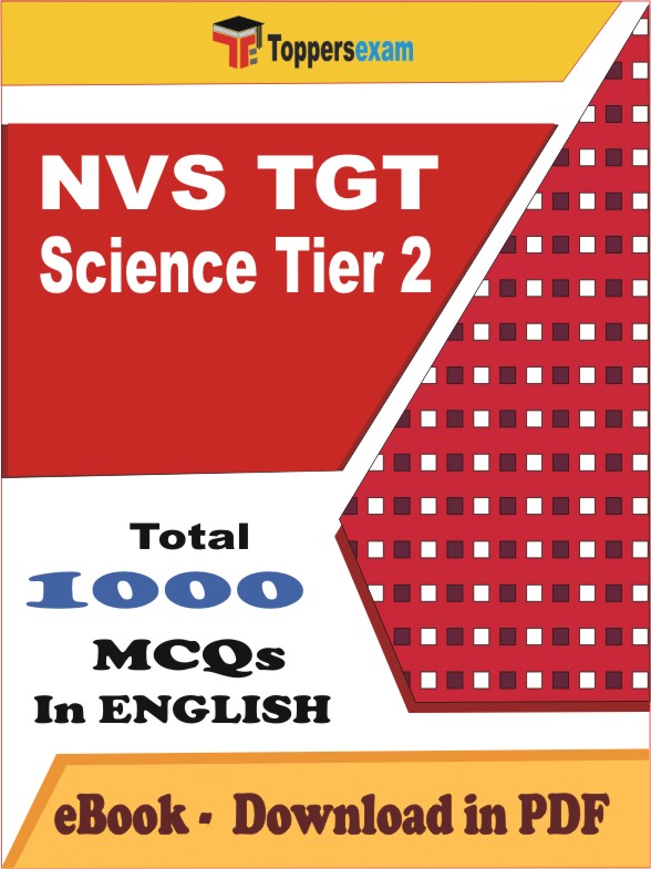 NVS TGT Science (Tier 2) PDF Book In English - MCQ / Objective Questions
