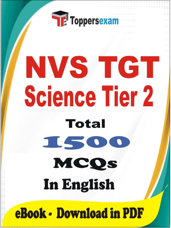 NVS TGT Science (Tier 2) PDF Book In English - MCQ / Objective Questions