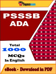 PSSSB ADA PDF Book In English - MCQ / Objective Questions