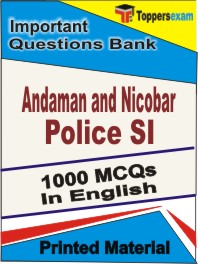 Andaman and Nicobar Police SI Book in English - Objective MCQ