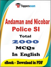 Andaman and Nicobar Police SI PDF Book in English - MCQ / Objective Questions