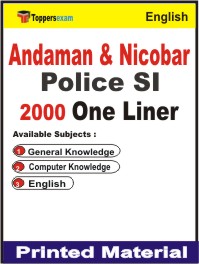 Andaman and Nicobar Police SI One Liner Book in English