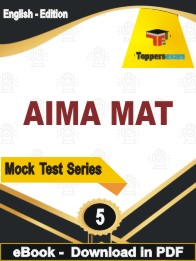 AIMA MAT Test PDF Book In English - Practice Set