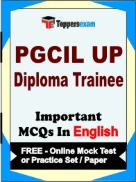 PGCIL UP Diploma Trainee Exam Objective MCQs in English (Booklet), FREE - Online Mock Test or Practice Set / Paper