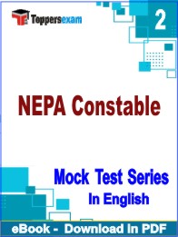 NEPA Constable Test PDF Book In English - Question Paper