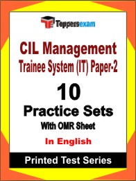CIL Management Trainee System (IT) Paper-2 Book in English- Practice Set