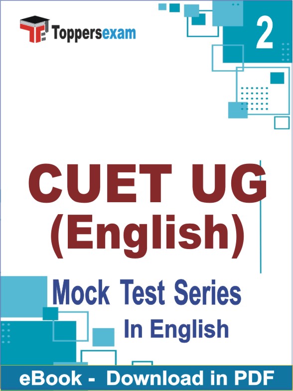 CUET UG (English) PDF Book In English - Question Paper