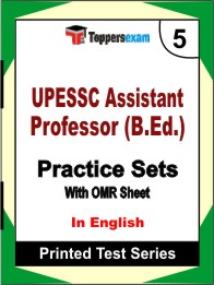 UPESSC Assistant Professor (B.Ed.) Book in English- Mock Test / Practice Set