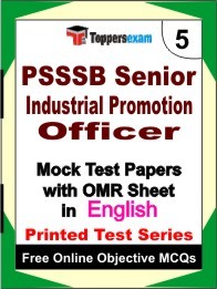 PSSSB Senior Industrial Promotion Officer Exam Mock Test Papers (Book) in English