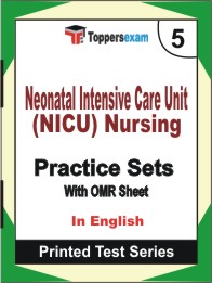 Neonatal Intensive Care Unit (NICU) Nursing Book in English - Mock Test / Practice Set