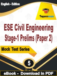 ESE Civil Engineering Stage-1 Prelims (Paper-2) PDF Book In English - Practice Set