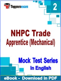 NHPC Trade Apprentice (Mechanical) Test PDF Book In English - Question Paper