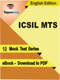 ICSIL MTS Test PDF Book in English - Mock Test/Practice Set