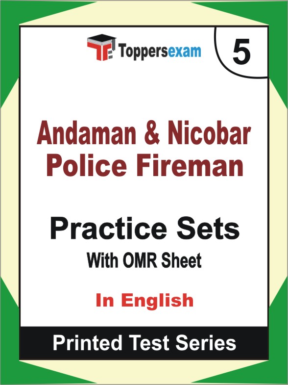 Andaman & Nicobar Police Fireman Book in English - Mock Test / Practice Set