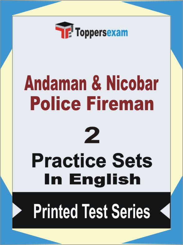 Andaman & Nicobar Police Fireman Book in English - Question Paper / Practice Set