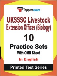 UKSSSC Livestock Extension Officer (Biology) Book in English - Practice Set