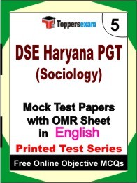 DSE Haryana PGT (Sociology) Exam Mock Test Papers (Book) in English